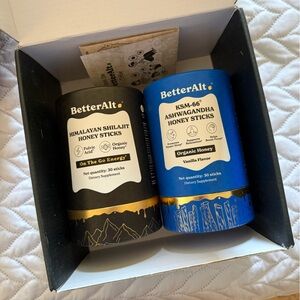 Cortisol Reducer Duo - BetterAlt Himalayan & KSM-64 Honey Stick